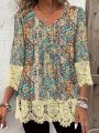 Plus Size Elegant Casual Woman T-Shirt Fashion Loose T-Shirt Woman Temperament Long sleeve T-Shirt Holiday Weekend.