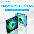Jungle Leopard Prism 6Pro ARGB PC Case Fan 120mm 3-sided Infinite Mirror 5V 3PIN Motherboard Lighting Sync 4PIN PWM. 