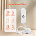 Tuya WiFi Flood Sensor Smart Home Products Zigbee Water Sensor Smart Life Monitoring Home Automation Compatible with Alexa. 