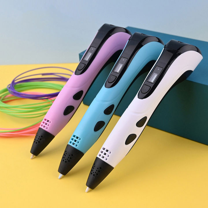 NEW%203D%20Printing%20Pen%203d%20Pen%20Set%20for%20Kids%20Chidren%20Child's%20Birthday%20Christmas%20Creative%20DIY%20%20LCD%20Display%20with%20PLA%20Filament%20-%20Image%205