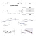 Intelligence Tuya WiFi LED Lights Bar for Multi-Level Storage Cabinet Soundproof Panel Lighting,12V Smart Voice APP Control Lamp. 