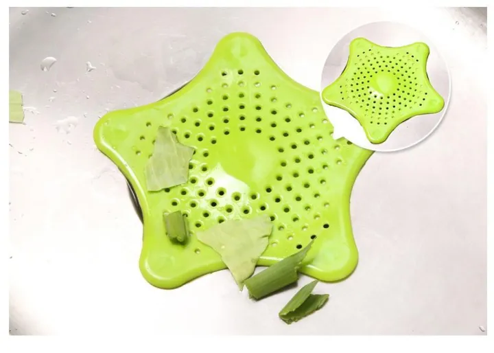 Silicone%20Rubber%20Starfish%20Hair%20Catcher%20Kitchen%20Sink%20Strainer%20Bath%20Drain%20Cover%20Trap%20Basin,%20Silicone%20Starfish%20Sink%20Filter%20TPR%20Material%20Suction%20Cup%20Drain%20Cover%20for%20Kitchen%20and%20Bathroom%20(Pack%20of%201)%20-%20Image%202