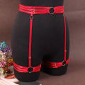 Women's Body Harness Garter Punk Gothic Adjustable Belt Leg Stretch Hollow Underwear Accessory.