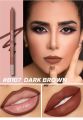 BEAUTY GLAZED WATERPROOF & LONG LASTING LIP LINER-#B107 DARK BROWN. 