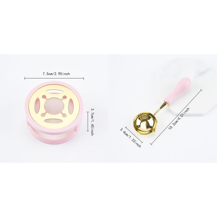 2PC/SET%20Wax%20Seal%20Stamp%20Kit%20With%20Sealing%20Wax%20Warmer,%20Wax%20Melting%20Spoon%20For%20Wedding%20%20Envelopes%20-%20Image%206