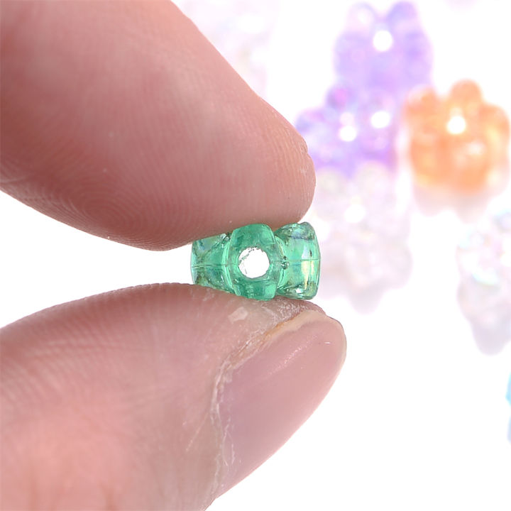 100pcs%204x7mm%20Acrylic%20Flower%20Beads%20Tiny%20AB%20Color%20Mix%20Shiny%20Loose%20Spacer%20Beads%20For%20Jewelry%20Making%20Diy%20Bracelet%20Necklace%20Keychain%20-%20Image%206