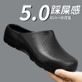 Couple's Anti Slip Waterproof Chef Kitchen Shoes for Men and Women Dirt Resistant Work Shoes Sandals Nurse Shoes Breath Clogs. 