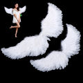 Kids Adult Party Swallow White Angel Feather Wings Halo Magic Wands Cosplay Elastic Straps Wedding Halloween Birthday Props.
