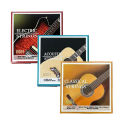 Miwayer 1Set CG01/AG01/EG01 Guitar Strings - Classical/Acoustic/Electric, Nylon/Steel/Nickel Wound, 6pcs/Set, Beginner friendly. 