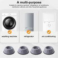 4Pcs Anti Vibration Feet Pads Waterproof Legs Slipstop Silent Skid Raiser Mat Washing Machine Support Dampers Stand Furniture. 