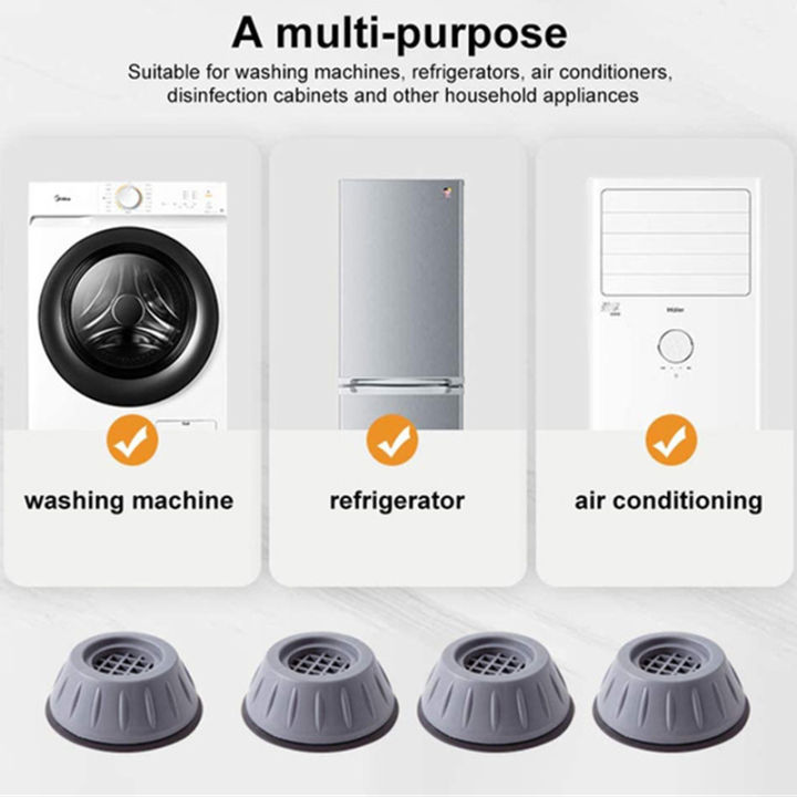 4Pcs%20Anti%20Vibration%20Feet%20Pads%20Waterproof%20Legs%20Slipstop%20Silent%20Skid%20Raiser%20Mat%20Washing%20Machine%20Support%20Dampers%20Stand%20Furniture%20-%20Image%205
