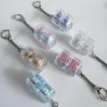 NEW 1/2/3/4/9 Key Keyboard  Toys Crystal Keycap Keychain Stress Relief Fingertip Gadget Decompression Toys Clicker  Toy. 