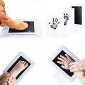 Newborn Baby DIY Hand And Footprint Kit Ink Pads Photo Frame Handprint Toddlers Souvenir Accessories Safe Clean Baby Shower Gift. 