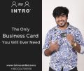 INTRO NFC CARD. DIGITAL VISITING CARD. INFINITY CARD..