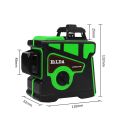 Laser Level 12 Lines 3D Self-Leveling 360 Horizontal And Vertical Cross Super Powerful Green Laser Beam Line. 