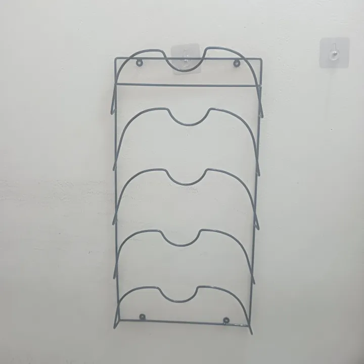 1%20pcs%20Metal%20Wire%20Pot%20and%20Pan%20Lid%20Rack%20Organizer%20for%20Kitchen%20Cabinet%20Doors%20or%20Wall%20Mount%20-%20Upright%20Storage%20Holder%20with%205%20Slots%20-%20Black%20-%20Image%206