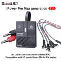 QIANLI IPower Pro Max Supply Test Cable DC Power Control Test Cable for IP 6G-13 14 Pro Max Battery Data Simulation Testing Tool. 