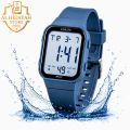 Original LASIKA Digital Watch for Men  LED Sports Watch  Water Resistant Men's Wrist Watch  Square Digital Display  Alarm  Stopwatch  Silicone Strap  For Student & Casual Watch with Box. 