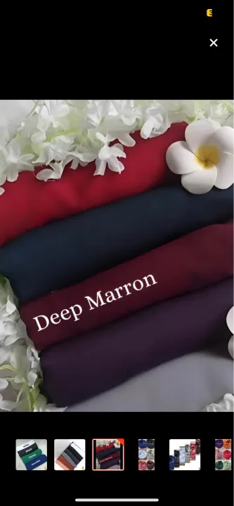 Dubai%20Cherry%20Georgette%20Hijab%20Non%20Transparent%20For%20Woman%20Full%20Coverage%20Hijab%20Collection%20-%20Image%204