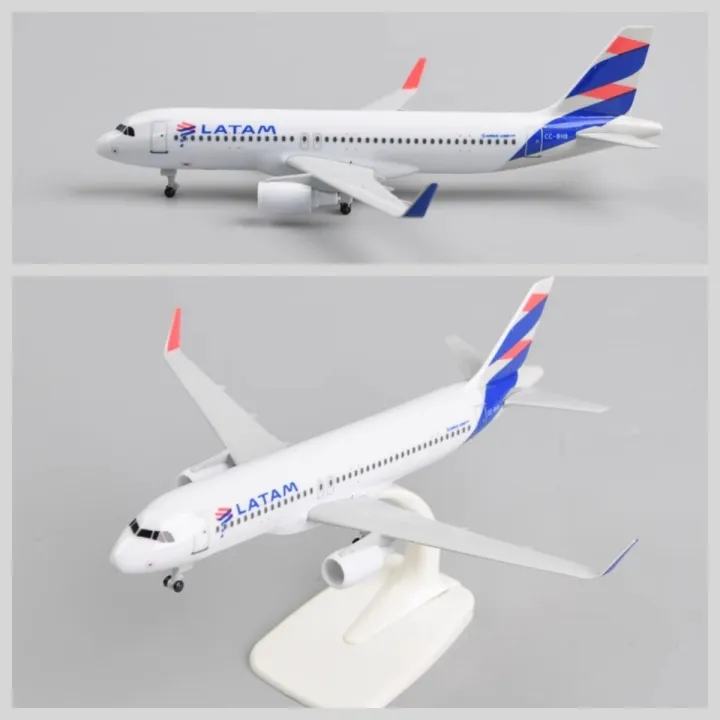 Latam%20Airlines%20A320%2020cm%20Diecast%20Metal%20Alloy%20Plane%20Model%20Scale%20Aircraft%20With%20Landing%20Gears%20Children'S%20Toys%09Airbus%20A320%20Collected%20-%20Image%203
