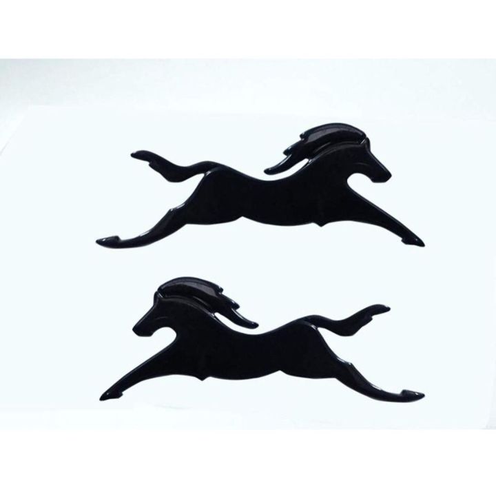 Tvs 4V horse logo metal black