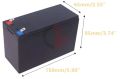 12v 7AH battery case for 18650 lithium pack DIY. 