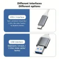 Boost Your Productivity with This 4-in-1 USB C Hub - Compatible with MacBook, Mac Pro, Mac Mini, IMac, Surface Pro, XPS, PC, Fla. 