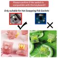 Outemu Silent Peach V3 Switch Lubed Silent Lemon V3 Switches Mechanical Keyboard Linear Tactile 5Pin Hot swap Pre Lubed POM. 