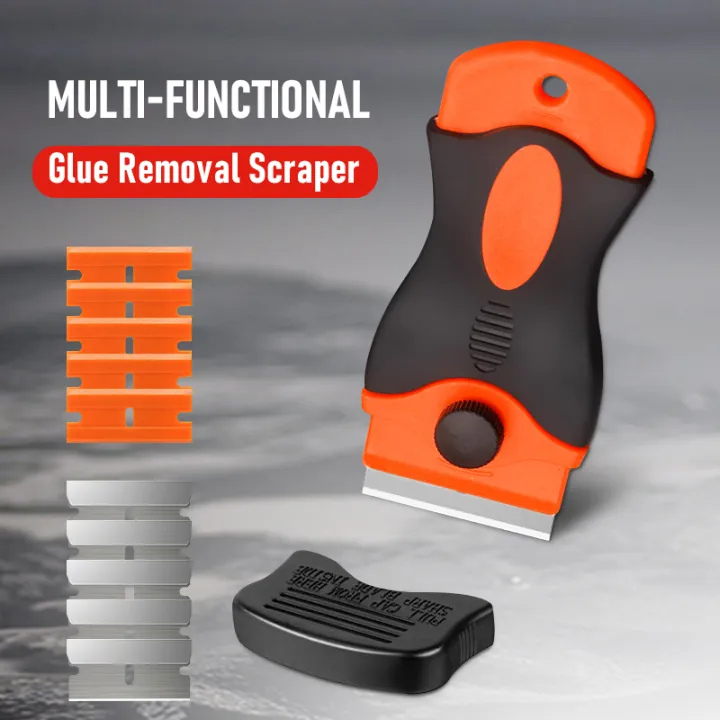 Auto Glass Cleaning Scraper Tool for Car Windows Stickers Non Scratch ...