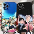 YURI On ICE anime Phone Case For iPhone 16 15 14 13 12 11 PRO MAX PLUS Mini TPU Soft to Skin-friendly case. 