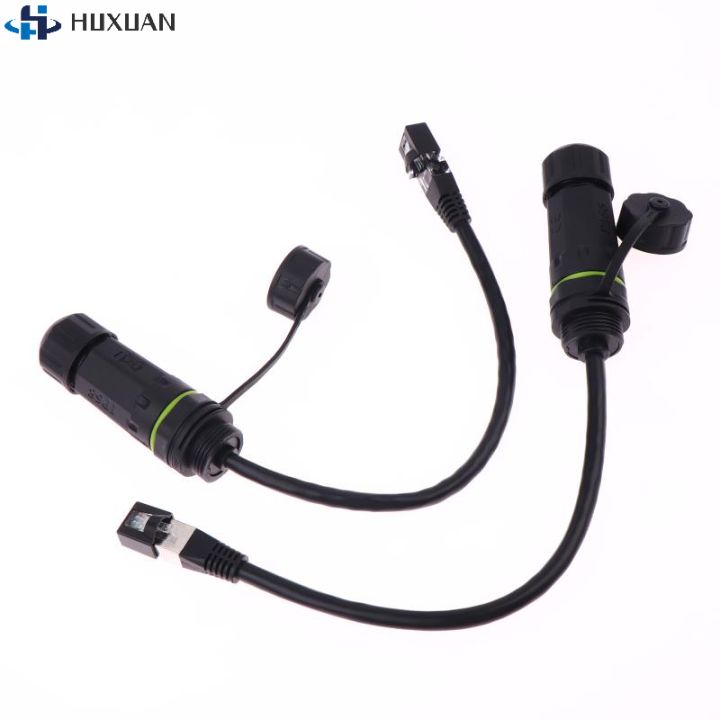 1Pcs%20RJ45%208P8C%20Waterproof%20Network%20Pass-through%20Head%20Connector%20RJ45%20Male%20To%20Female%20Adapter%20Extension%20Cord%20-%20Image%203