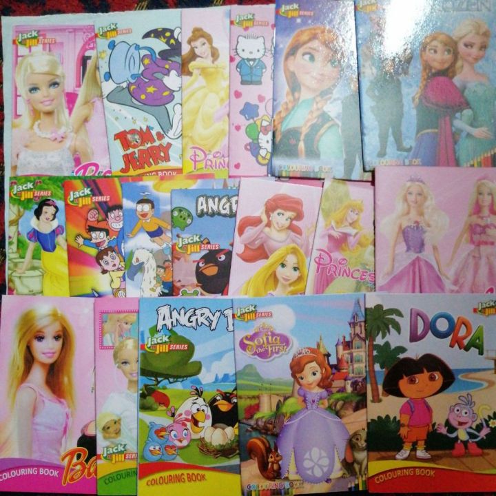 pack of 12 small coloring books for girls