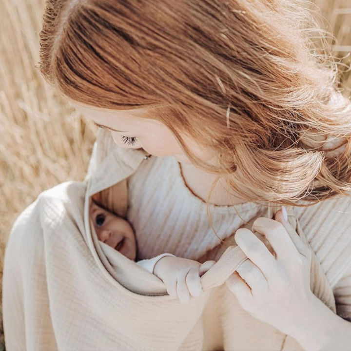Breathable%20Baby%20Feeding%20Nursing%20Cover%20Stroller%20Blanket%20Mother%20Outing%20Breastfeeding%20Cover%20Cotton%20Adjustable%20Privacy%20Nursing%20Apron%20-%20Image%204