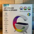 G SHAPE Led Wireless Charging Speaker 7 IN 1 RGB Colours Light LAMP wireless charging. 