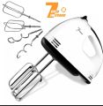 Hand Held Mixer Electric Whisk 7-Speeds Portable Hand Mixer Food Baking Mixers with 2 Beaters 2 Dough Hooks Mini Egg Cream Food Beater for Kitchen Making Caket. 