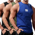 Men Sport Vest Summer Quick Dry Training Tanktop Workout Gym Singlets Man Fitness Tops Sleeveless Shirt Tee Running Tank Top Men.