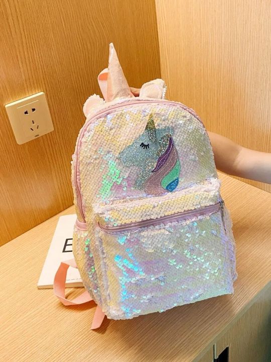 Glitter%20Unicorn%20Sequin%20Backpack%20for%20Girls%20-%20Cute%20Sparkly%20School%20Bag%20-%20Image%207