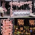 1PC Cherry Blossom String Light 20 LED Garland Artificial Flower Garland Vines Fairy Lights Flower Light For Home Decor Party Bedroom Curtain Room Decoration Cherry Blossom Flower String Lights For Mirror Room Wall Decoration Lights Outdoor Party Lights.. 