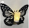 Maliq Products Decorative Butterfly Wall Shelf, Decoration Candlestick, Wall Decor Ideas, Wooden Wall Shelves (Light Not Include). 