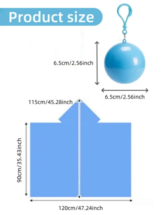 3/5/7pcs%20Portable%20Raincoat%20Balls,%20Disposable%20Thickened%20Raincoats%20with%20Spherical%20Storage%20Boxes,%20Suitable%20for%20Hiking%20and%20Camping,%20-%20Image%202