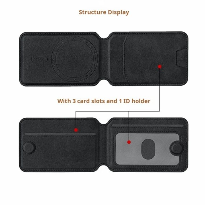 Pu%20Leather%20Cell%20Phone%20Case%20Card%20Pocket%20Cardholder%20Magnetic%20Card%20Wallet%20Stand%20Magsafe%20Credit%20Card%20Holder%20for%20Apple%20Phone%20Samsung%20-%20Image%206