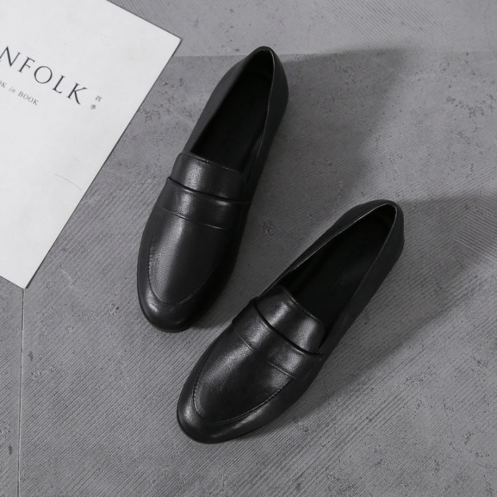 Spring%20Autumn%20Ladies%20New%20Small%20Leather%20Shoes%20Vintage%20Versatile%20Loafers%20British%20Style%20Fashion%20Anti%20Slip%20Shoes%20Casual%20Women's%20Flat%20-%20Image%204