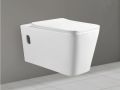 White Wall hang Commode. 