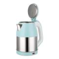 Cordless Electric Jug Kettle 2L 1500Watt with Auto Lock Cover Stainless Steel Plastic Outer Body Auto Switch Off. 