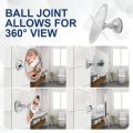 360° Rotatable Shower Mirror Bathroom Fogless Makeup Mirror With Holder Suction Cup Anti-Fog Mirror for Shaving Makeup Showering. 