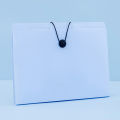 1 student file folder with cute transparent accordion style storage bag with 5 compartments for organizing tools. 