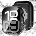 Case For Apple Watch Series 46mm 44mm 40mm 45mm 41mm 42mm 38mm Glass Screen Protector Cover iwatch 10 9 8 7 6 5 3 SE Accessories.