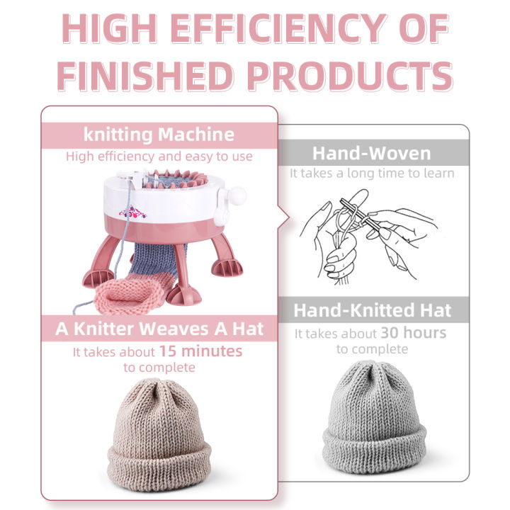 Sentro%2022-Needle%20Knitting%20Machine%20for%20DIY%20Manual%20Scarves%20&%20Hats%20Making,DIY%20Knitting%20Board%20Rotating%20Machine,No%20Electricity%20Needed%20-%20Image%204