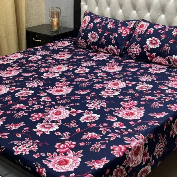 double size bedsheet with 2 pillowcase