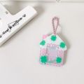 Four leaf clover card holder, student one inch ID photo decoration pendant, keychain, photo frame protection card holder. 